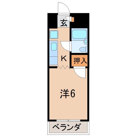 パレス伏拝の物件間取画像